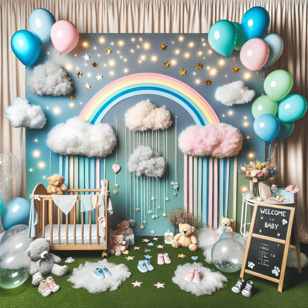 De leukste fotobooth-achtergronden voor jouw babyshower