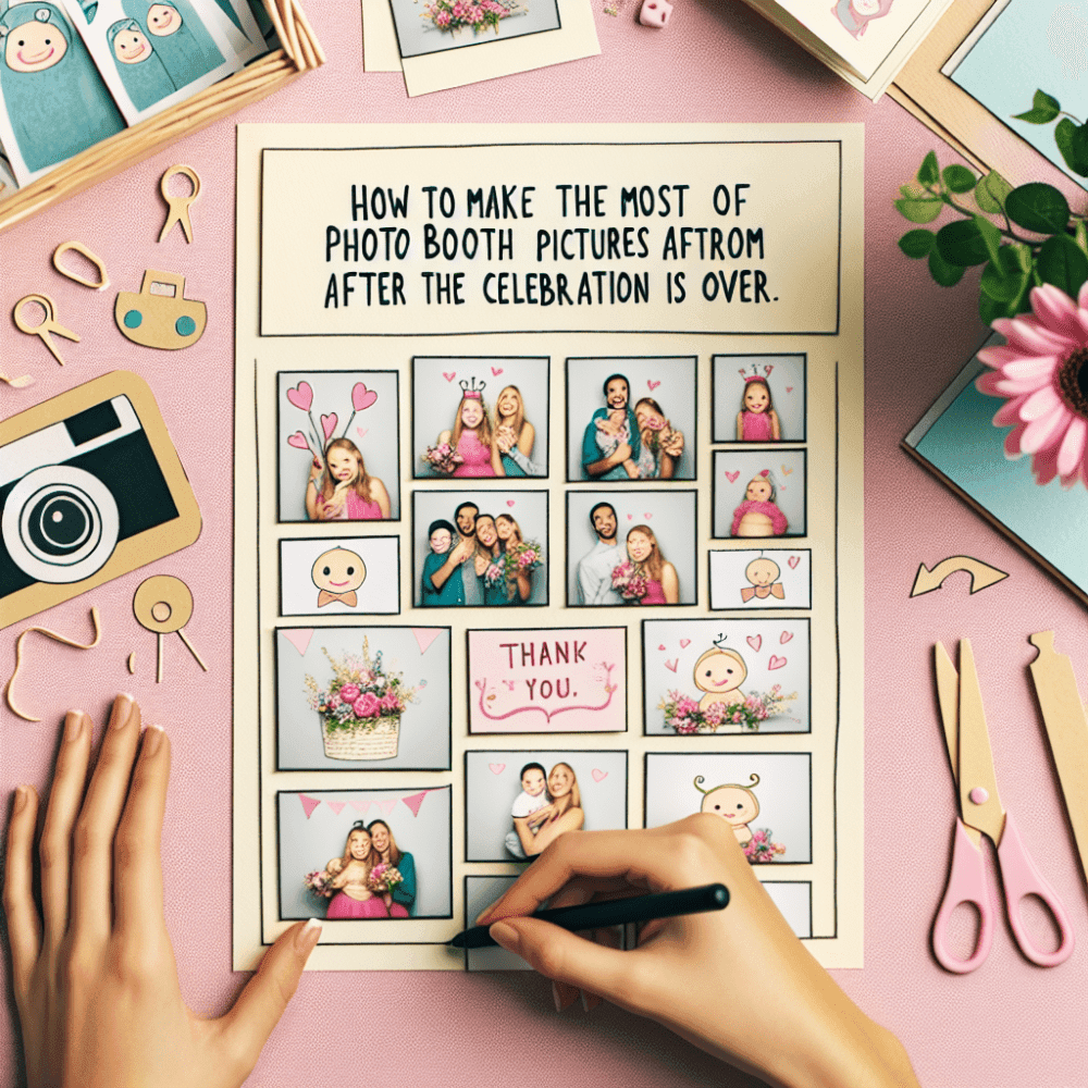 Hoe je de fotobooth-foto's van je babyshower optimaal benut na het feest